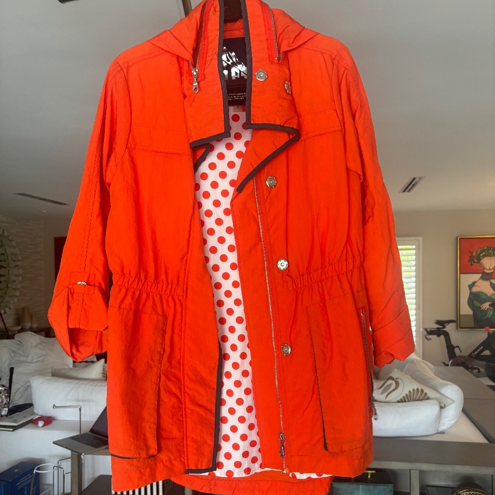 Orange Trench Coat